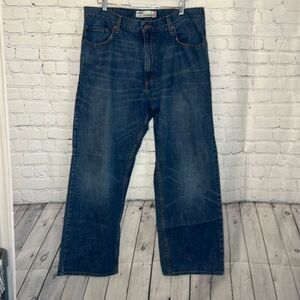 LEVI'S Men's 569 Loose Straight Medium Wash Jeans Size 38x32